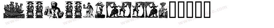 Zoo Woodcuts M字体转换